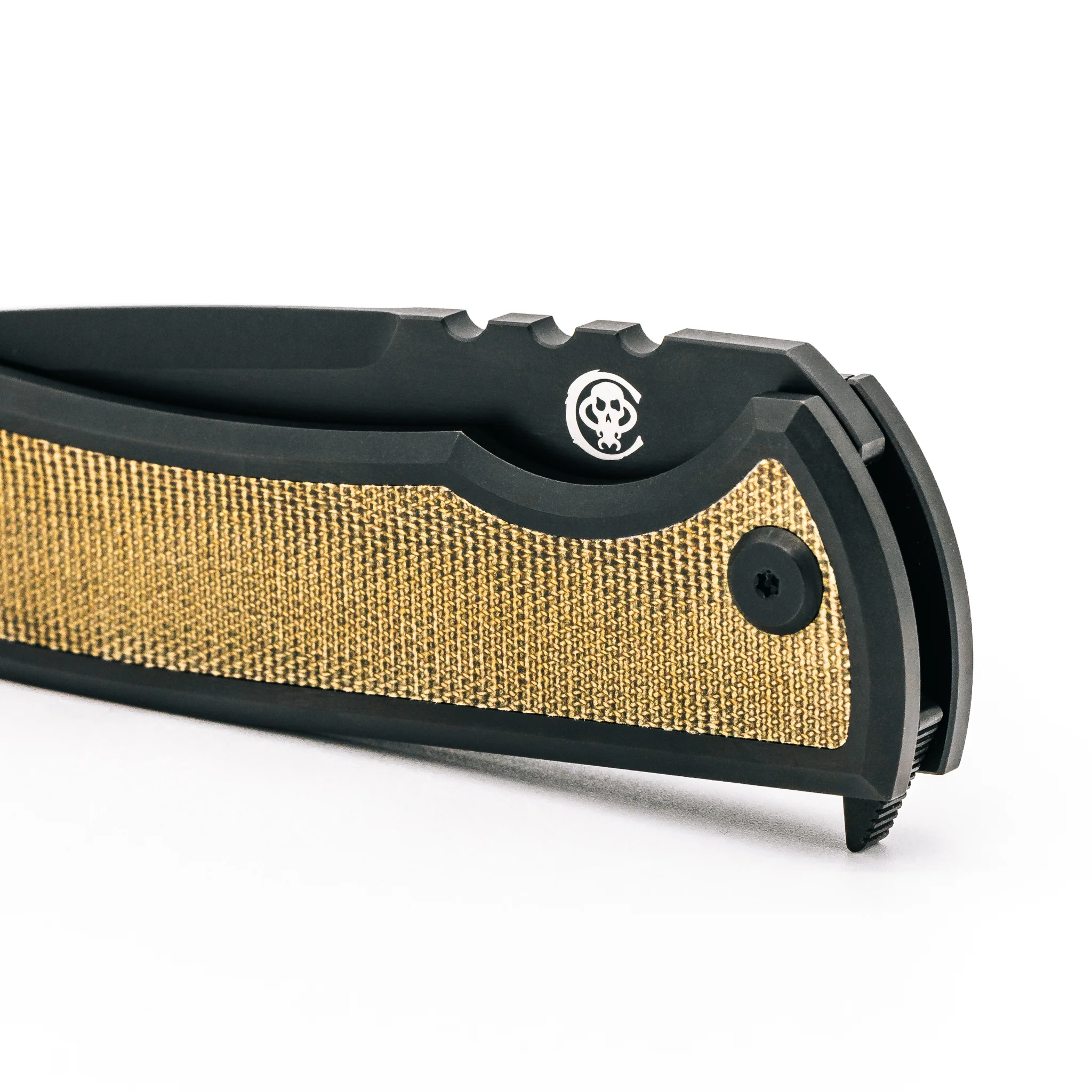 229 Redencion Kickstop Tanto - Large Green Micarta - Image 4